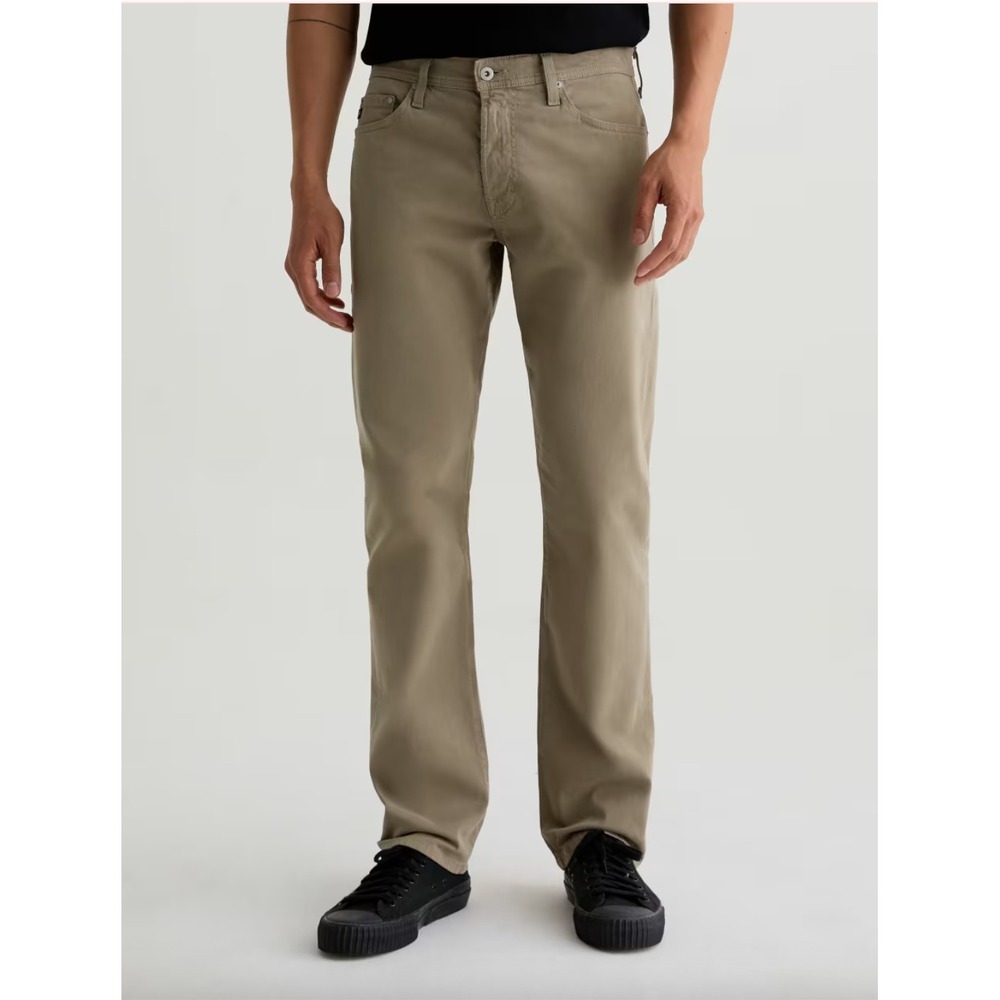 AG Adriano Goldschmied The Protege Straight Leg Taupe‎ Pants 33x31